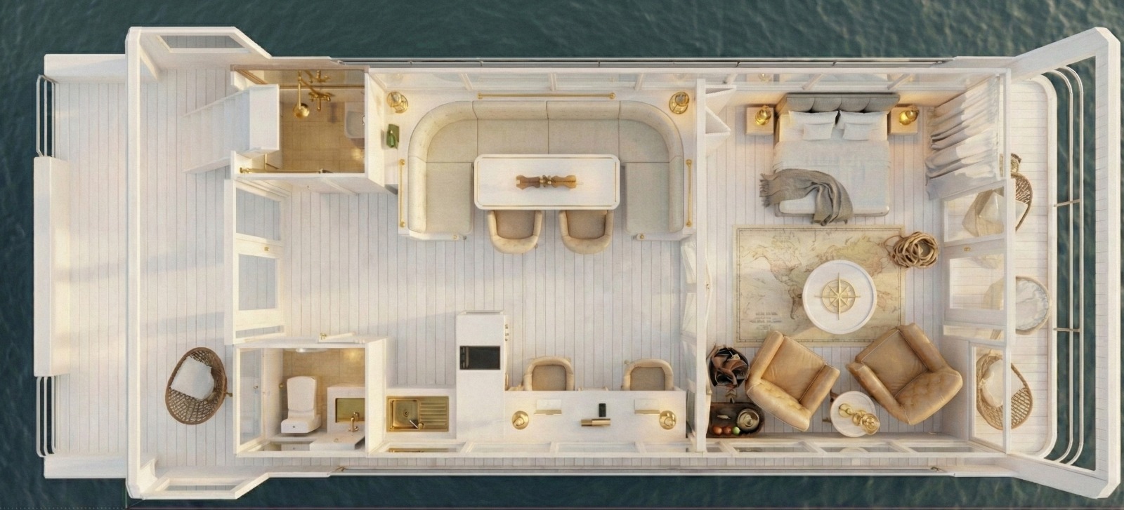 Blue King İç Mekan