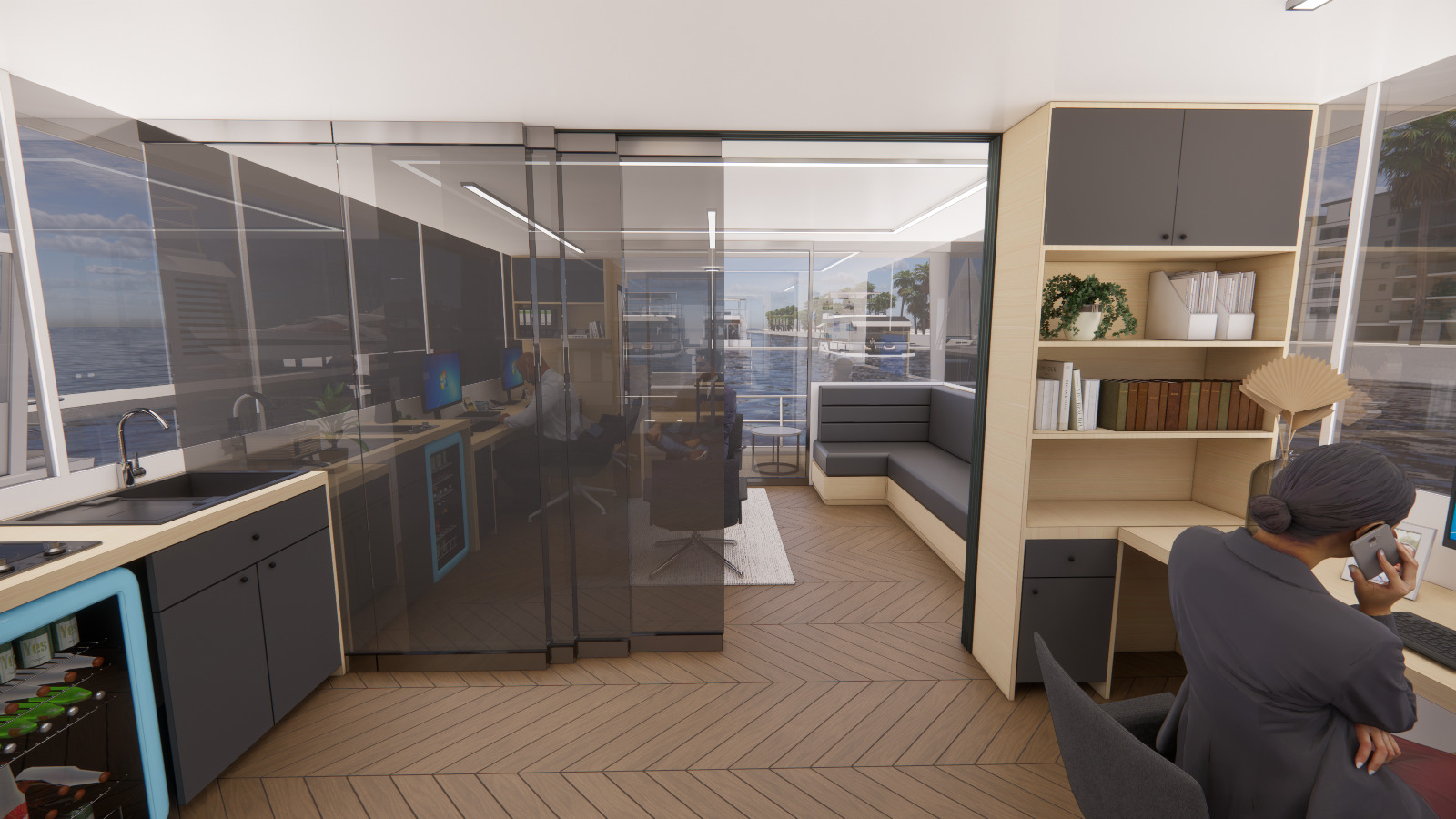 Blue King İç Mekan