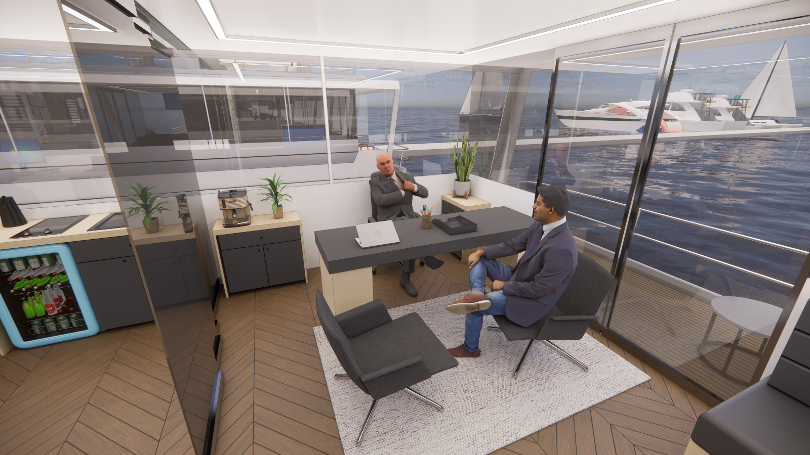 Blue King İç Mekan