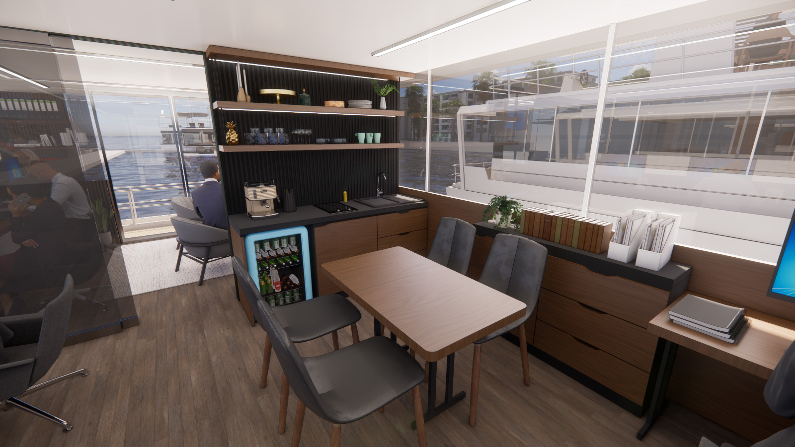 Blue King İç Mekan