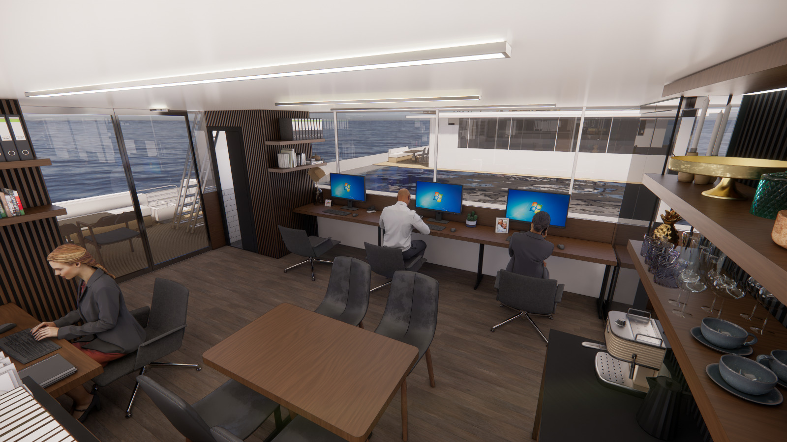 Blue King İç Mekan