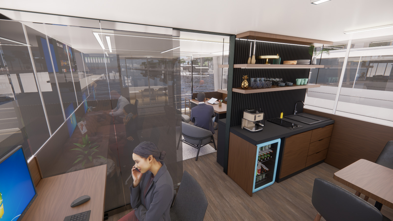 Blue King İç Mekan