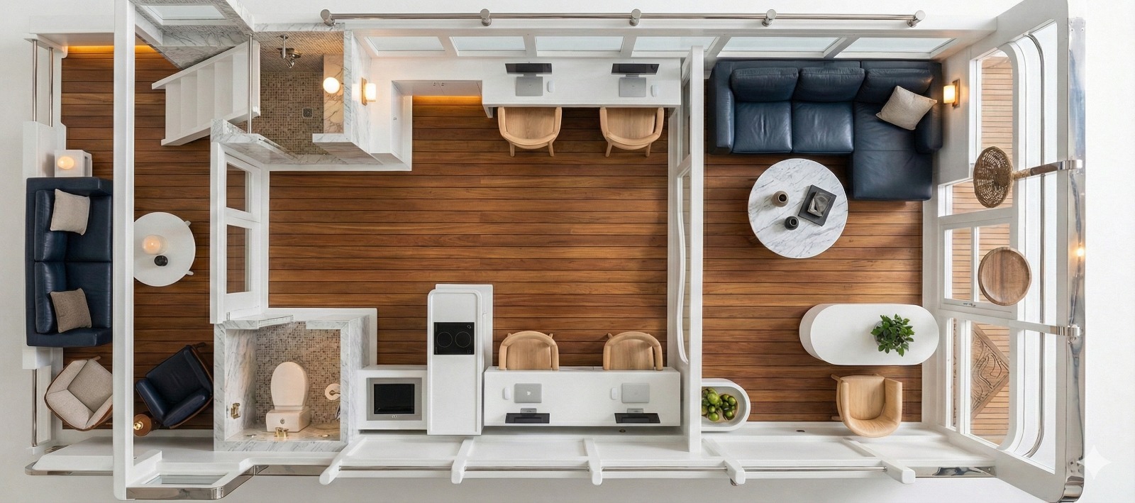 Blue King İç Mekan